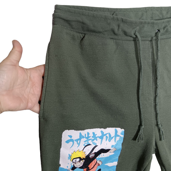 Naruto AP Naruto Shuppuden Men's Graphic Jogger Size Small (28/30) Green - Picture 7 of 10